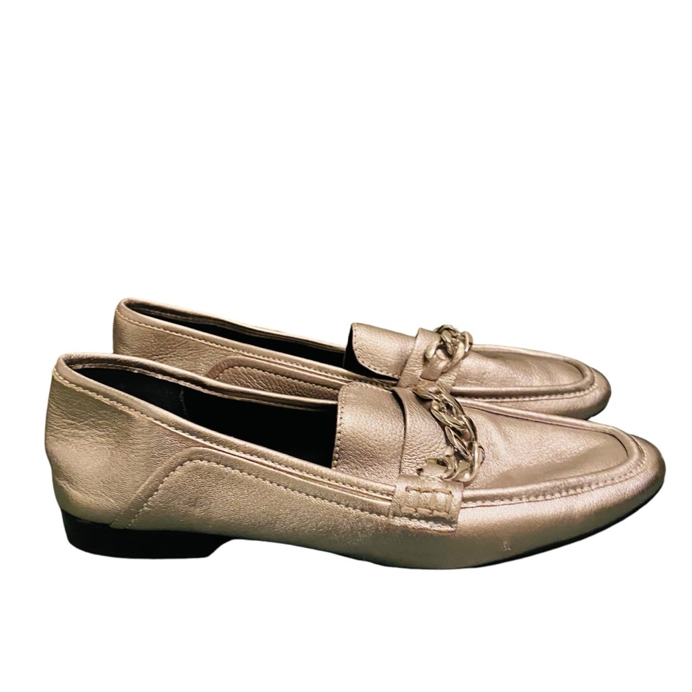 Dolce Vita Gold Loafers